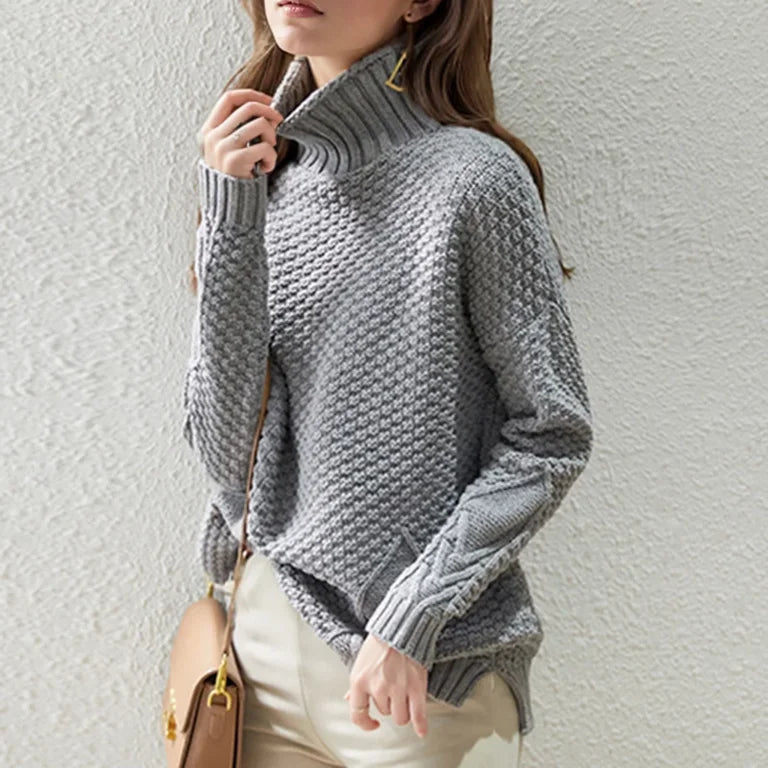 Therese | Pull Torsade a Col Roule