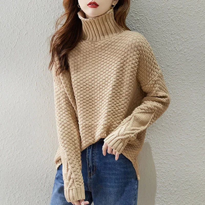 Therese | Pull Torsade a Col Roule