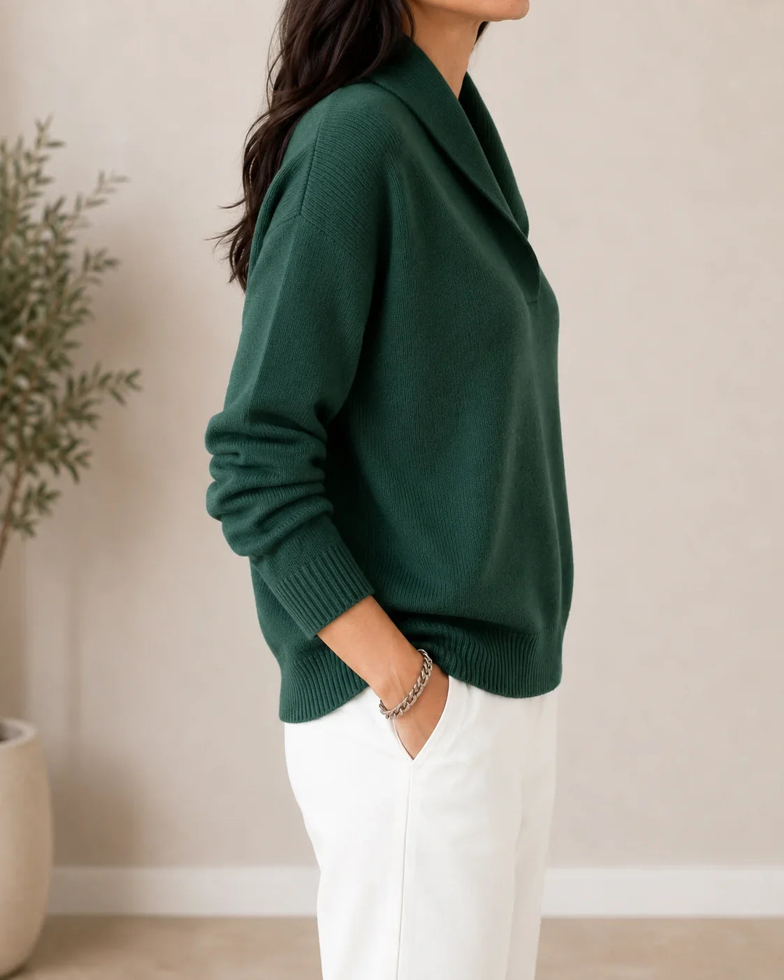 Antonine | Pull Doux à Col en V pour Femme