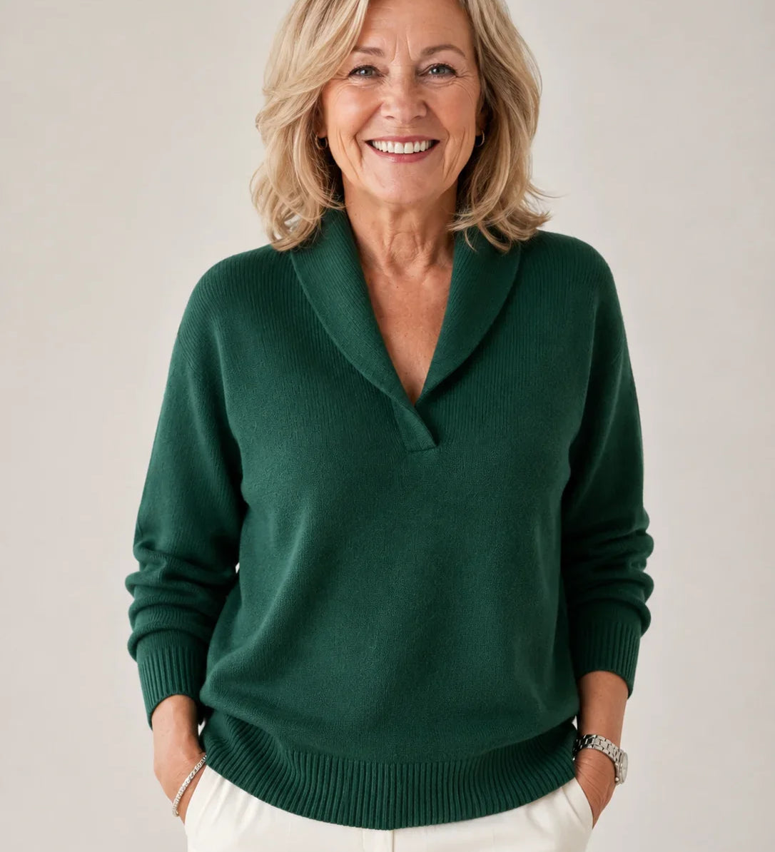 Antonine | Pull Doux à Col en V pour Femme