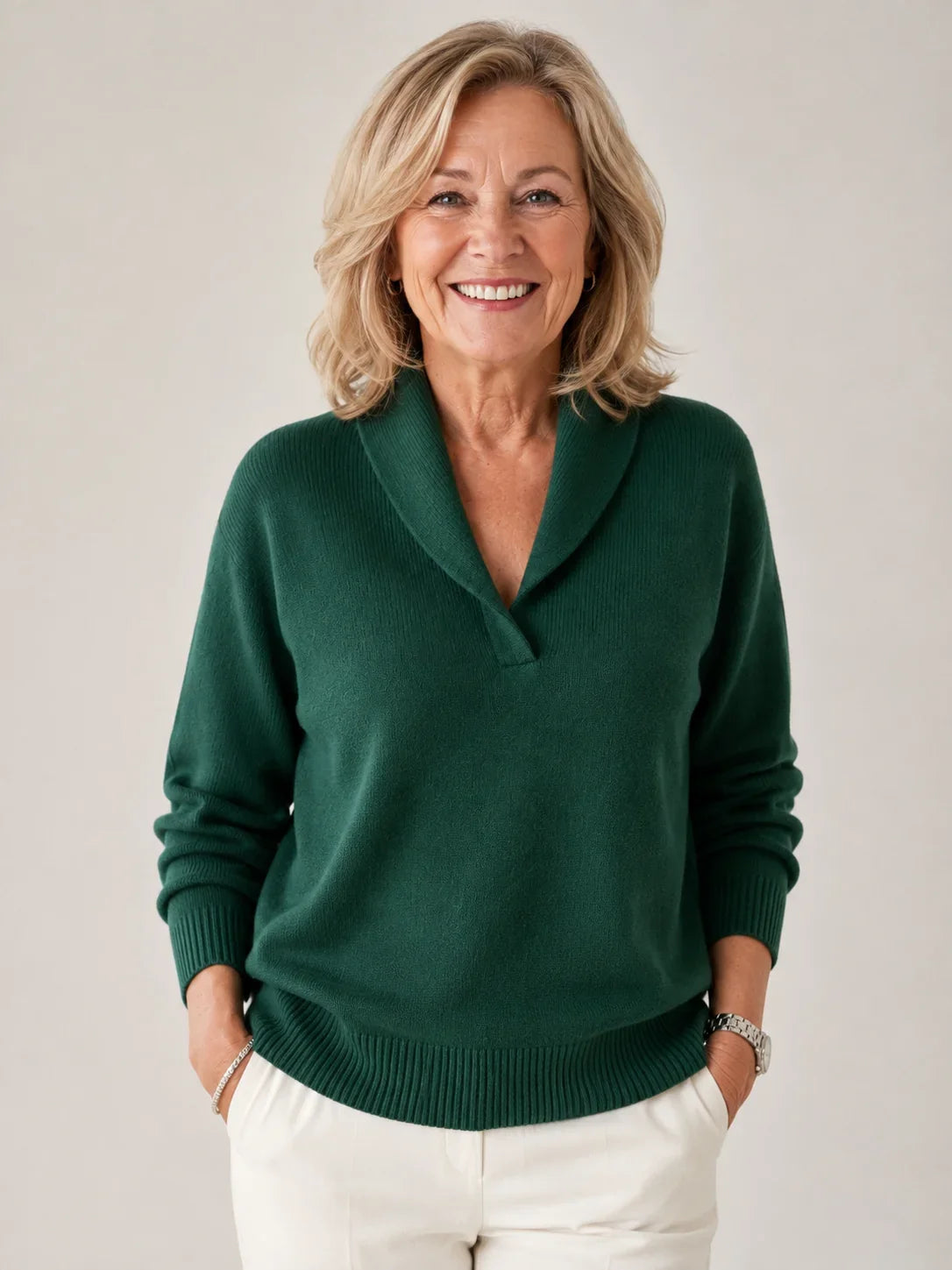 Antonine | Pull Doux à Col en V pour Femme