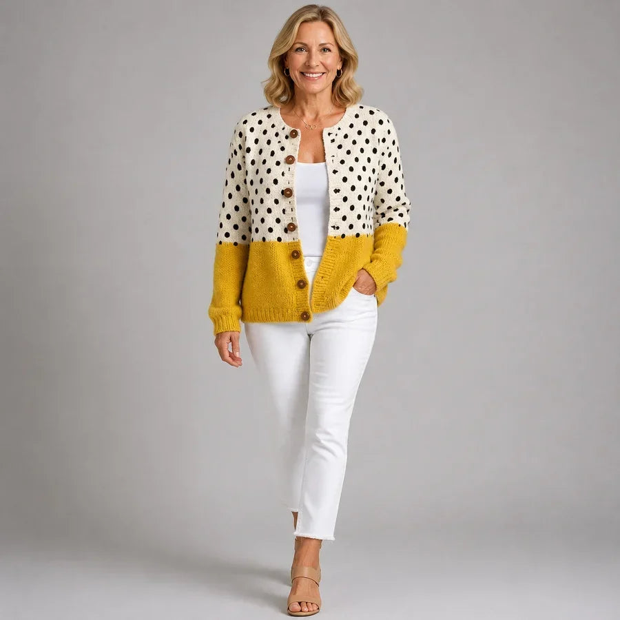 Junella | Cardigan Tricoté Vintage