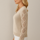 Laetitia | Pull a Manches Crochet