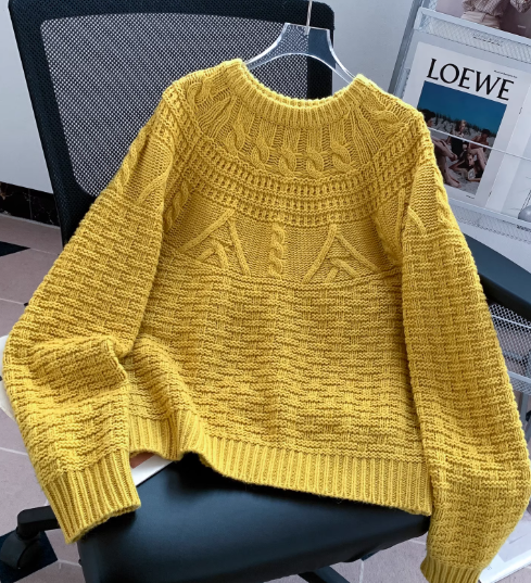 Olympe | Pull Torsade a Col Rond