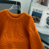 Olympe | Pull Torsade a Col Rond