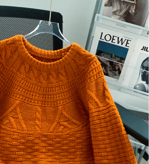 Olympe | Pull Torsade a Col Rond