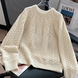 Olympe | Pull Torsade a Col Rond