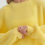 Ines | Pull Texture a Col Rond pour Femme