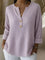 Lucinda | Haut Henley Boutonné