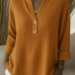 Lucinda | Haut Henley Boutonné