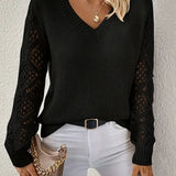 Laetitia | Pull a Manches Crochet