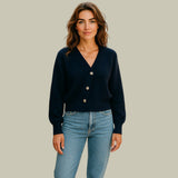 Leonie | Pull Croise a Col en V