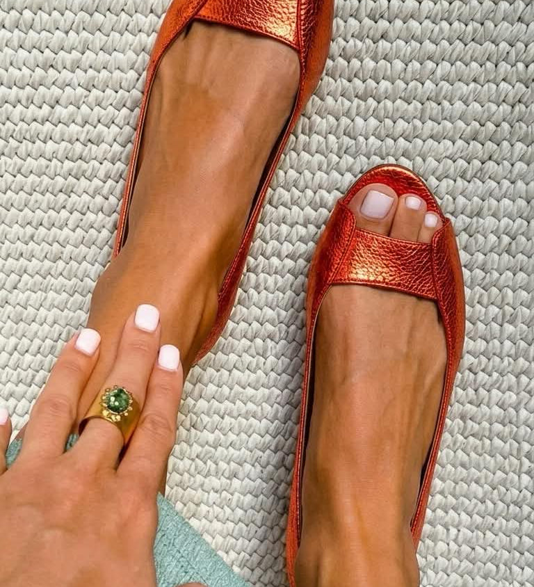 Adeline - Sandales Dorees Chic