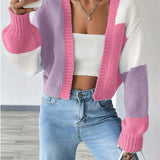 Lucile | Cardigan Court Colorblock Boutonne