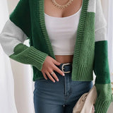 Lucile | Cardigan Court Colorblock Boutonne