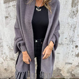 Élise | Cardigan Long et Chaud en Maille