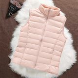 Gilet Matelassé Isa Rose Clair