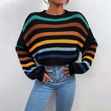 Mathilde | Pull Rayures Court