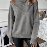 Rosalie | Pull Col Roule Epaules Denudees