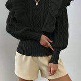 Agathe | Pull Torsade a Volants