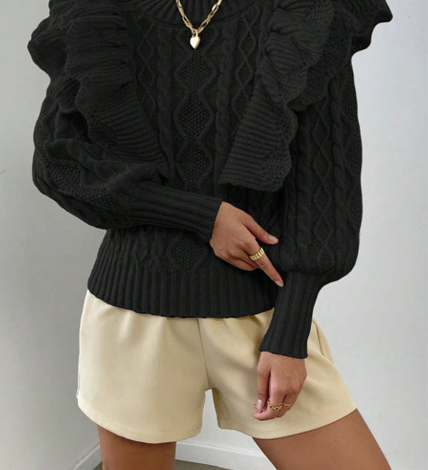 Agathe | Pull Torsade a Volants