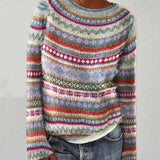 Karine | Pull Raye Arc-en-Ciel
