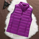 Gilet Matelassé Isa Violet