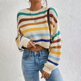 Mathilde | Pull Rayures Court