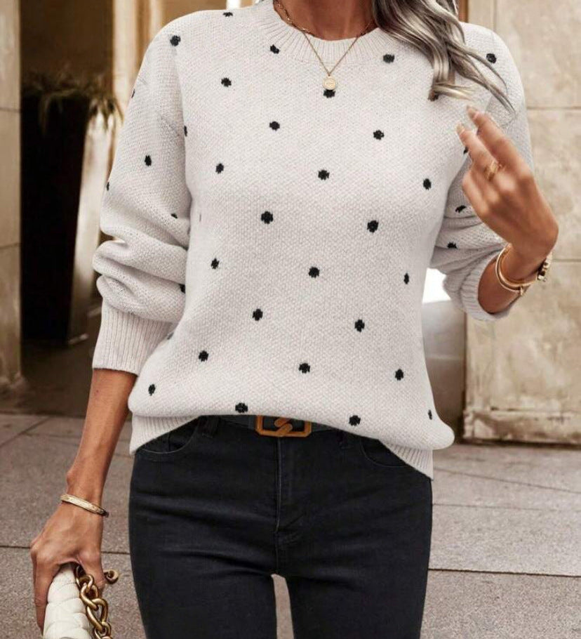 Madeleine | Pull a Pois Decontracte