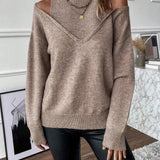Rosalie | Pull Col Roule Epaules Denudees