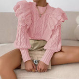 Agathe | Pull Torsade a Volants
