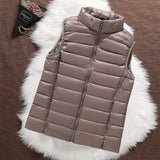 Gilet Matelassé Isa Champagne