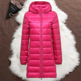 Doudoune Longue Mi-Saison Helsa Rose