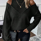 Rosalie | Pull Col Roule Epaules Denudees