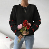 Amandine | Pull Decontracte a Col Rond