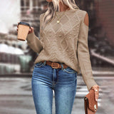 Juliette | Pull Torsade Epaules Denudees