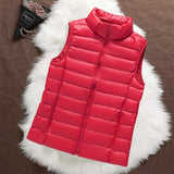 Gilet Matelassé Isa Rouge