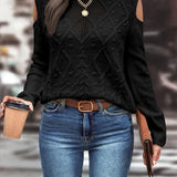 Juliette | Pull Torsade Epaules Denudees