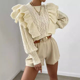 Agathe | Pull Torsade a Volants