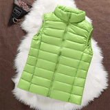 Gilet Matelassé Isa Vert