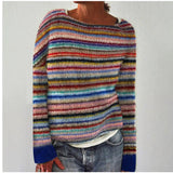 Karine | Pull Raye Arc-en-Ciel