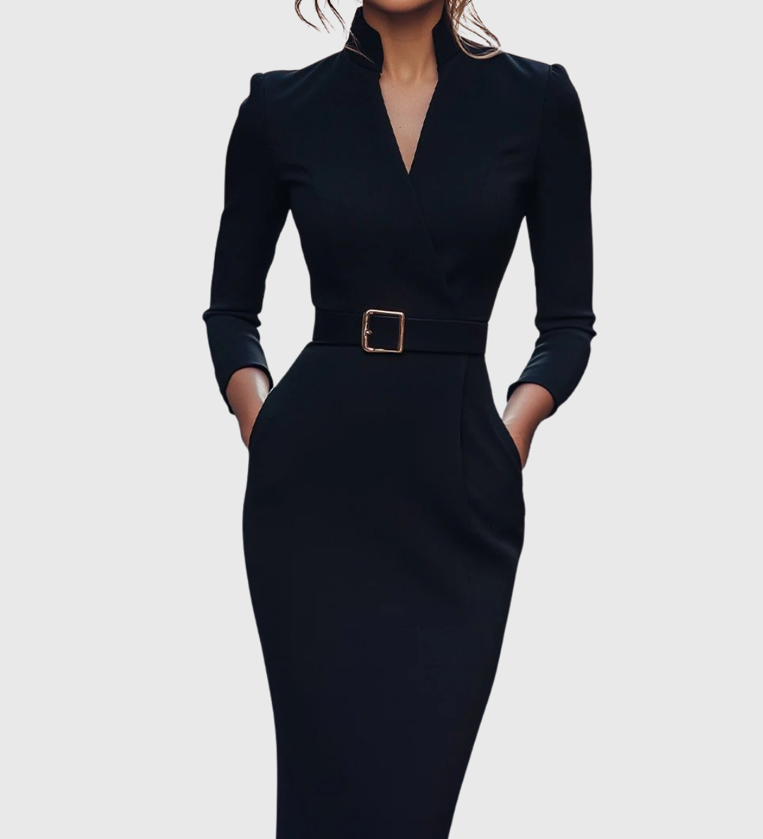 Camille | La Robe Maxi Power Ceinturée