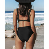 Françoise - Maillot de bain uni échancrée