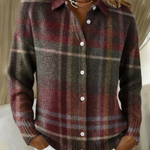 Corinne | Cardigan à Carreaux Classique