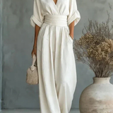 Clara | Robe longue fluide imprimée