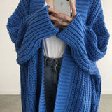 Clémence | Cardigan Oversize en Maille Fendue