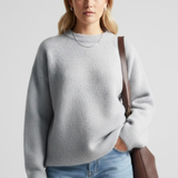 Constance | Pull Col Rond Epaules Tombantes