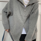Noémie | Cardigan Oversize Décontracté à Col Ouvert