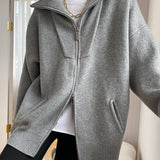 Noémie | Cardigan Oversize Décontracté à Col Ouvert