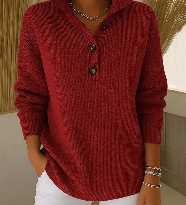Florence | Pull Polo Col en V
